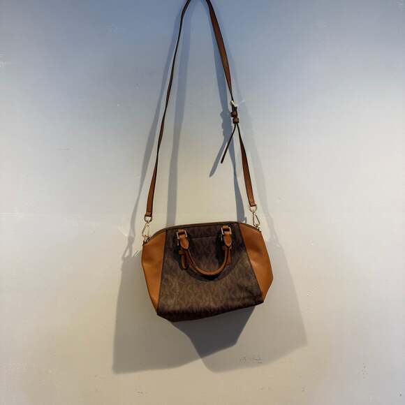 Michael Kors Satchel Purse Handbag Brown - Picture 1 of 5